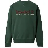 Timberland Mens Embroidered Logo BB Crew Sweatshirt sycamore L