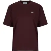 Lacoste T-Shirt T-shirt en coton doux relaxed fit damen