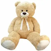 PMS Riesen Teddy 150 cm mit goldener Schleife