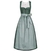 Nübler Dirndl lang Thea in Petrol | Gr.: 34