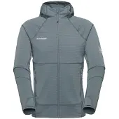 Mammut - Taiss ML Hooded Jacket - Fleecejacke Gr S grau