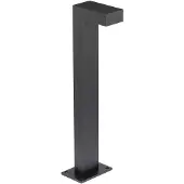 Brumberg 60006103 LED-Pollerleuchte 230 V AC, 50 Hz, 9 W, 3.000 K, IP65, rechteckig, graphit stru