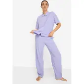 LASCANA Pyjama Set, 2 mit weiter Ballon-Hose