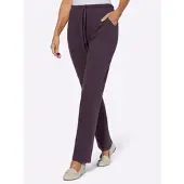 Sieh an! Jersey-Hose in aubergine | Gr.: 40