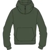 CMP MAN Sweat FIX Hood olive (E943) 52