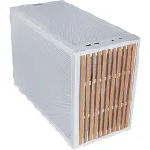 Lian Li B4-mATX Wood, Mini Tower, PC, Weiß, Holz, micro ATX, Mini-ITX, Holz, Stahl, Gaming