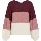 Vila Vimarley U-boot-ausschnitt Strickpullover