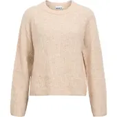 Object Gerippter Pullover Weiß M
