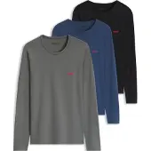 HUGO Langarmshirt "LS-SHIRT RN TRIPLET" Set