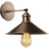 Opviq Wandleuchte Berceste N-664, gold antik, Eisen, Ø 24 cm