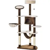 Aosom Kratzbaum Katzenbaum Katzenkratzbaum Kletterbaum Spielbaum Kratzbrett