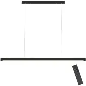 HOMCOM LED Pendelleuchte 114 cm dimmbar höhenverstellbar mit Fernbedienung