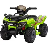 HOMCOM Mini Elektro-Quad Kinder Elektro ATV Kinderwagen Kinderauto Grün