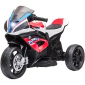 HOMCOM Kinder Elektro-Motorrad Kindermotorrad Elektro-Dreirad ab 18 Monaten Rot