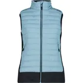 CMP Hybrid Weste Damen Kunstfaserwesten blau Größe XS Trekking Wasserabweisend Primaloft