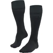 Falke SK7 Race Herren Ski Kniestrümpfe, 39-41, Schwarz