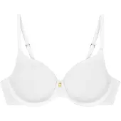 Triumph Bügel-BH "Body Make-Up Essentials W", Damen, Gr. 75, Cup E, weiß, Microtouch, Obermaterial: 79% Polyamid, 21% Elasthan, Basic, BHs Bügel-BH, Spacer-Cups, atmungsaktiv, nahtlos, leicht
