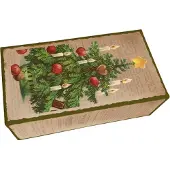 Sköna Ting Geschenkseife "Weihnachts-Collage", Tannenzapfen-Duft, 200 g