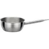 GSW Sauteuse "Le Chef", silber (silberfarben), H:7,8cm Ø:18cm, Töpfe, Sauteuse, Topf aus hochwertigem Edelstahl 18/10 in Gastro-Qualität