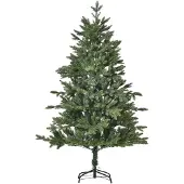 HOMCOM künstlicher Weihnachtsbaum Tannenbaum zusammenklappbar und abnehmbar Grün