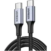 UGREEN US316 USB-C Kabel 0.5m 5A 480Mb/s Schwarz-Grau