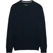 Superdry Cotton Cable Knit Crew Pullover