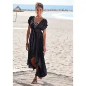 LASCANA Strandkleid mit Bändern zum Knoten