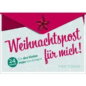 Sonstige Verlage Weihnachtlicher Postkartenadventskalender mit 24 Briefen zur Selbstreflexion