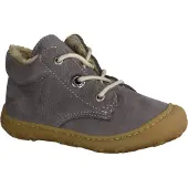 Ricosta Corany 1200202450 Jungen Lauflernschuh gefüttert, Halbschuh, Leder,Grau - Kinderschuhe Gefütterte Kinderstiefel Gr. 18 - 42, Grau, leder (barbados)