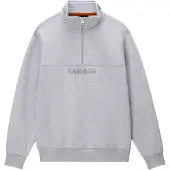 Napapijri B-box Logo Half Zip WI light grey melange (795) S