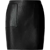 Pepe Jeans für Damen. PL9011962 Minirock Lina schwarz (XS), Lässig, Polyester