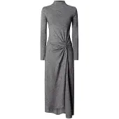 Pepe Jeans für Damen. PL9537926 Kleid Baker grau (M), Lässig, Polyester, Langarm