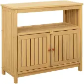 vidaXL Gartenkonsole Tisch Helles Akazienholz 80 x 35 x 75 cm