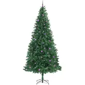 vidaXL Künstlicher Weihnachtsbaum mit 300 LEDs mit Ständer Grün 300 cm