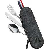 Cilio Besteckset VIAGGIO schwarz 3-tlg. 545845 4017166545845