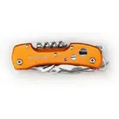 Munkees Taschenmesser mit LED Licht orange