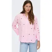 ONLY Hemdbluse "ONLNEW LINA GRACE LS EMB SHIRT NOOS WVN"
