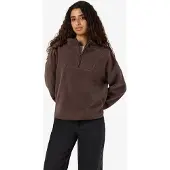 Noisy May Fleecepullover "NMCOZY L/S HALFWAY ZIP SWEATER JRS NOOS", Polyester, relaxed fit