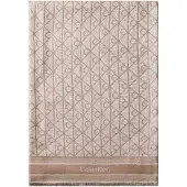 Calvin Klein Modetuch "EMBLEM AOP JACQUARD SQUARE SCARF" Mit Markenlabelmusterung