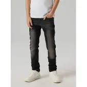 Name it Stretch Jeans Slim Fit Verdeckter Reißverschluss Größe: