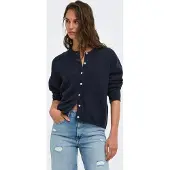 ONLY Strickjacke "ONLSIMONI L/S O-NECK CARDIGAN KNT NOOS" Materialmix, relaxed fit