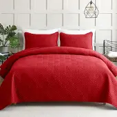 Merkloos Moderne Bettdecke 240 x 260 cm mit 2 Kissenbezügen