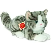 Merkloos Kuscheltier Katze 20 cm, waschbar, mit recycelter Füllung