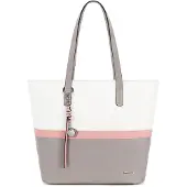 Merkloos Mehrfarbige Shopper Handtasche für Damen