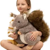 Merkloos XXL Kuscheltier Eichhörnchen 45 cm für Kinder