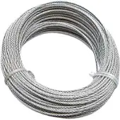 Cardinale Edelstahlseil, Durchmesser 6 mm, Rolle à 10 Meter