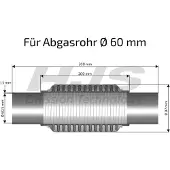 HJS Flexrohr, Abgasanlage 83008406