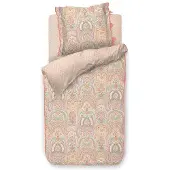 Merkloos Bettwäsche Set Jabali Blume Koralle Rot 200x200+2x80x80
