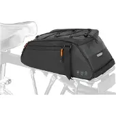 Merkloos 4-in-1 Multifunktionale Fahrradtasche 10L Wasserdicht Reflektierend Schwarz