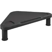 vidaXL Eck-Monitorständer Schwarz 49x28x10,5 cm